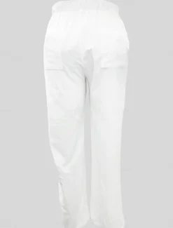 Women's Cotton Linen Shorts Linen-Inspired Pants Cotton Linen Pants Simple Classic & Timeless Full Length High Waist Solid Color Patchwork Pocket Drawstring Comfy Quick Dry Breathability Micro-elastic