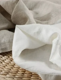 Women's Cotton Linen Wide Leg Chinos Ethnic Style Basic Casual Full Length Medium Waist Plain Pocket Comfort Outdoor Inelastic Causal Daily Black White Green Khaki Summer Spring Regular Fit