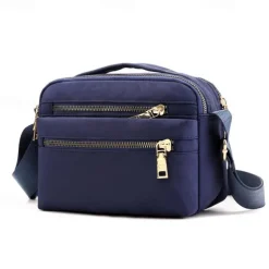 Women's Crossbody Bag Nylon Daily Solid Color Black Pink Blue