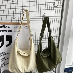 Women's Crossbody Bag Shoulder Bag Canvas Tote Bag Canvas Daily Holiday Zipper Large Capacity Waterproof Breathable Solid Color Balck White Red