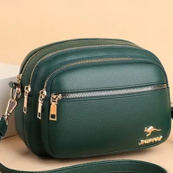 Women's Crossbody Bag Shoulder Bag Dome Bag PU Leather Shopping Daily Zipper Large Capacity Waterproof Lightweight Solid Color Black Red Purple