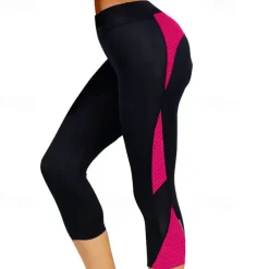 Women's Cycling 3/4 Tights Cycling Shorts Bike Shorts Bike 3/4 Tights Bottoms Mountain Bike MTB Road Bike Cycling Sports 3D Pad Breathable Quick Dry Moisture Wicking Yellow Pink Spandex Clothing