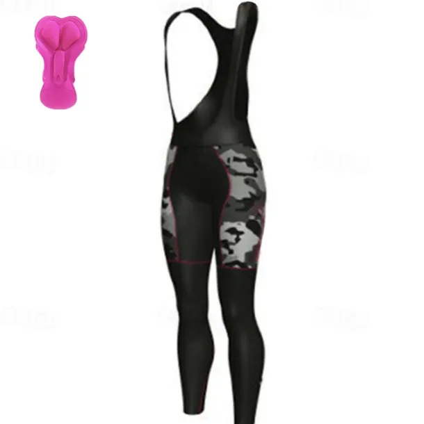 Women's Cycling Bib Tights Bike Bottoms Mountain Bike MTB Road Bike Cycling Sports Polka Dot 3D Pad Cycling Breathable Quick Dry Pink Blue Spandex Clothing Apparel Bike Wear