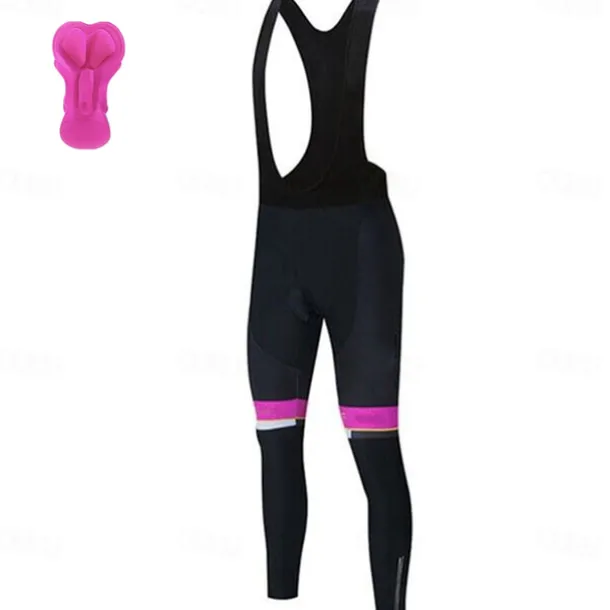 Women's Cycling Bib Tights Bike Bottoms Mountain Bike MTB Road Bike Cycling Sports Polka Dot 3D Pad Cycling Breathable Quick Dry Pink Blue Spandex Clothing Apparel Bike Wear