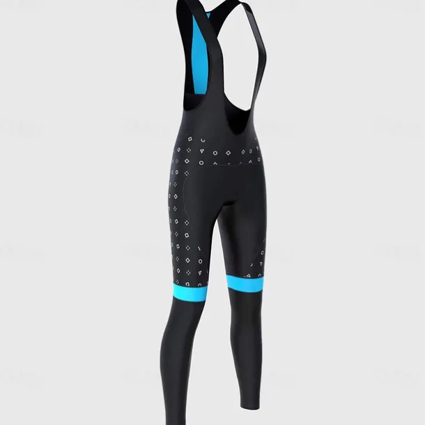 Women's Cycling Bib Tights Bike Bottoms Mountain Bike MTB Road Bike Cycling Sports Polka Dot 3D Pad Cycling Breathable Quick Dry Pink Blue Spandex Clothing Apparel Bike Wear