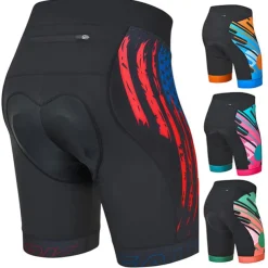 Women's Cycling Bike Shorts 3D Padded with Pocket Native Flag Padded Shorts Mountain Bike MTB Road Bike Cycling Sports Graphic 3D Pad Cycling Breathable Quick Dry