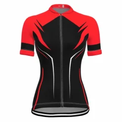 Women's Cycling Jersey Geometric Short Sleeve Bike Jersey Top with 3 Rear Pockets Mountain Bike MTB Road Bike Cycling Quick Dry Reflective Strips Back Pocket Moisture Wicking Sports Yellow Red Blue