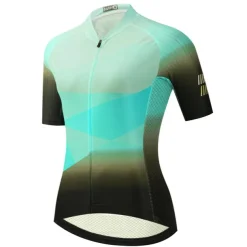 Women's Cycling Jersey Geometric Short Sleeve Bike Jersey Top with 3 Rear Pockets Mountain Bike MTB Road Bike Cycling Quick Dry Reflective Strips Back Pocket Moisture Wicking Sports Yellow Pink Red
