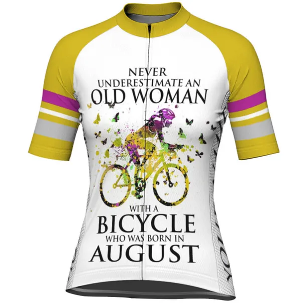 Women's Cycling Jersey Graphic Butterfly Funny Short Sleeve Bike Jersey Top with 3 Rear Pockets Mountain Bike MTB Road Bike Cycling Quick Dry Reflective Strips Back Pocket Moisture Wicking Sports