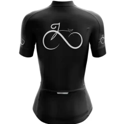 Women's Cycling Jersey Graphic Funny Short Sleeve Bike Jersey Top with 3 Rear Pockets Mountain Bike MTB Road Bike Cycling Quick Dry Reflective Strips Back Pocket Moisture Wicking Sports Black White