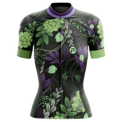 Women's Cycling Jersey Graphic Floral Botanical Funny Short Sleeve Bike Jersey Top with 3 Rear Pockets Mountain Bike MTB Road Bike Cycling Fast Dry Soft Back Pocket Comfortable Sports Black Yellow