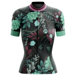 Women's Cycling Jersey Graphic Floral Botanical Funny Short Sleeve Bike Jersey Top with 3 Rear Pockets Mountain Bike MTB Road Bike Cycling Fast Dry Soft Back Pocket Comfortable Sports Black Yellow