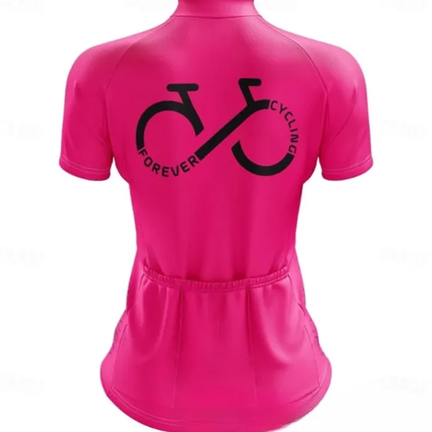 Women's Cycling Jersey Graphic Funny Short Sleeve Bike Jersey Top with 3 Rear Pockets Mountain Bike MTB Road Bike Cycling Quick Dry Reflective Strips Back Pocket Moisture Wicking Sports Black White