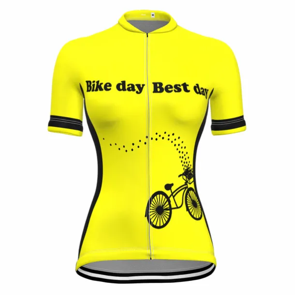 Women's Cycling Jersey Graphic Funny Short Sleeve Bike Jersey Top with 3 Rear Pockets Mountain Bike MTB Road Bike Cycling Quick Dry Reflective Strips Back Pocket Moisture Wicking Sports White+Pink