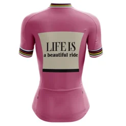 Women's Cycling Jersey Graphic Funny Short Sleeve Bike Jersey Top with 3 Rear Pockets Mountain Bike MTB Road Bike Cycling Quick Dry Reflective Strips Back Pocket Moisture Wicking Sports White+Pink