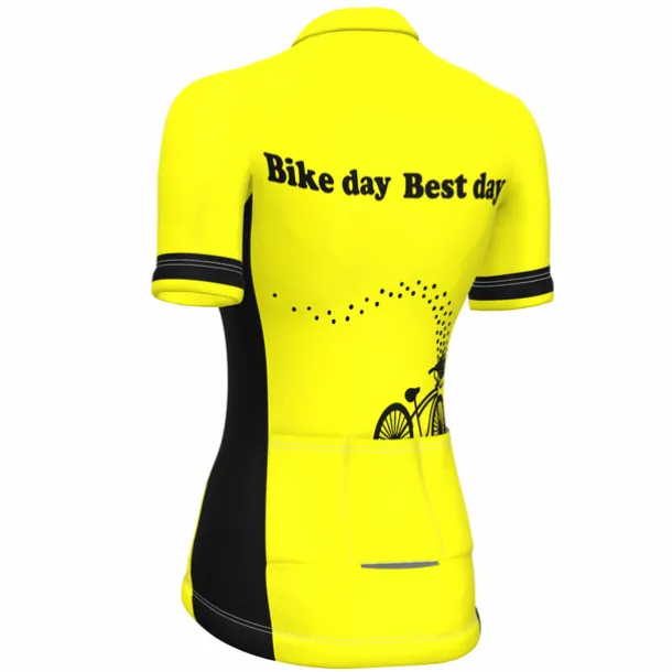 Women's Cycling Jersey Graphic Funny Short Sleeve Bike Jersey Top with 3 Rear Pockets Mountain Bike MTB Road Bike Cycling Quick Dry Reflective Strips Back Pocket Moisture Wicking Sports White+Pink