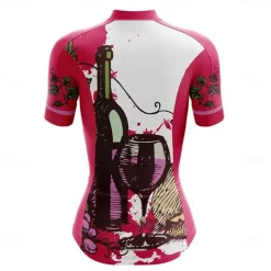 Women's Cycling Jersey Graphic Short Sleeve Bike Jersey Top with 3 Rear Pockets Mountain Bike MTB Road Bike Cycling Quick Dry Reflective Strips Back Pocket Moisture Wicking Sports Blue Sky Blue Green