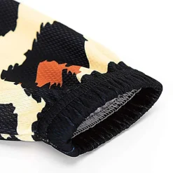 Women's Cycling Jersey Leopard Patterned Funny Long Sleeve Bike Jersey Top with 3 Rear Pockets Mountain Bike MTB Road Bike Cycling Thermal Warm Quick Dry Anatomic Design Reflective Strips Sports