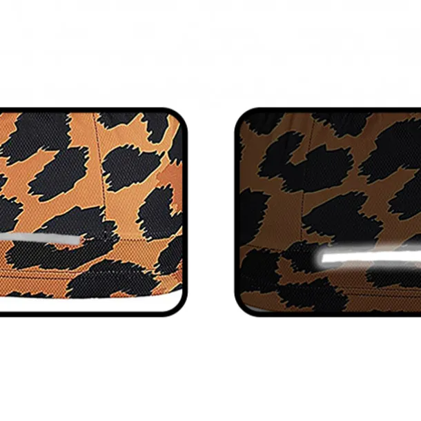 Women's Cycling Jersey Leopard Patterned Funny Long Sleeve Bike Jersey Top with 3 Rear Pockets Mountain Bike MTB Road Bike Cycling Thermal Warm Quick Dry Anatomic Design Reflective Strips Sports