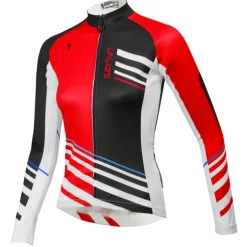 Women's Cycling Jersey Patterned Character Long Sleeve Bike Jersey Top with 3 Rear Pockets Mountain Bike MTB Road Bike Cycling Seamless 3D Pad Quick Dry Anatomic Design Sports Yellow Pink Red