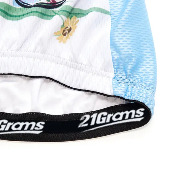 Women's Cycling Jersey Patterned Floral Botanical Flower Long Sleeve Bike Jersey Top with 3 Rear Pockets Mountain Bike MTB Road Bike Cycling Quick Dry Front Zipper Soft Back Pocket Sports White Pink