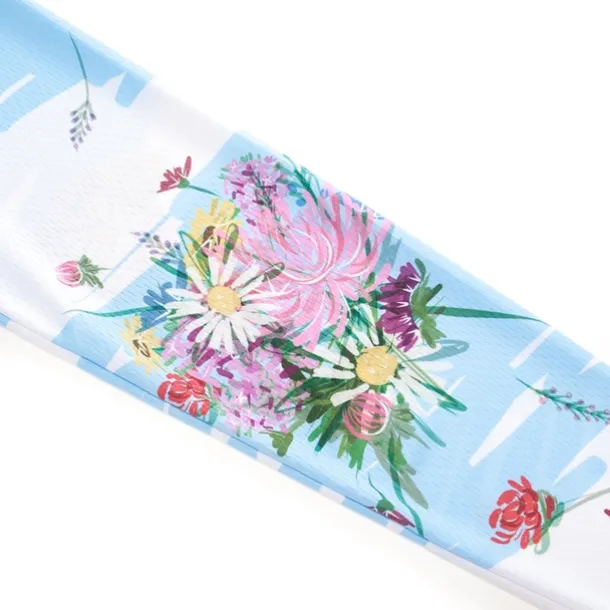 Women's Cycling Jersey Patterned Floral Botanical Flower Long Sleeve Bike Jersey Top with 3 Rear Pockets Mountain Bike MTB Road Bike Cycling Quick Dry Front Zipper Soft Back Pocket Sports White Pink