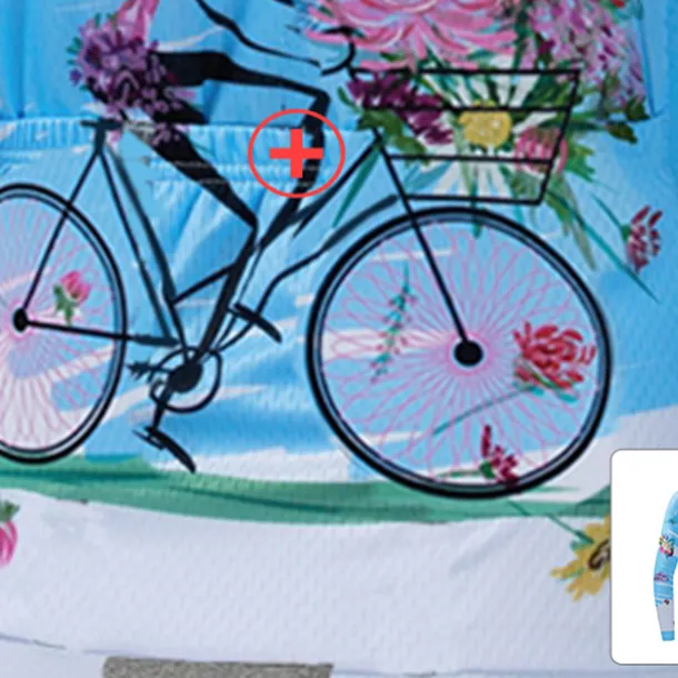 Women's Cycling Jersey Patterned Floral Botanical Flower Long Sleeve Bike Jersey Top with 3 Rear Pockets Mountain Bike MTB Road Bike Cycling Quick Dry Front Zipper Soft Back Pocket Sports White Pink