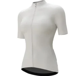 Women's Cycling Jersey Solid Color Short Sleeve Bike Jersey Top with 3 Rear Pockets Mountain Bike MTB Road Bike Cycling Quick Dry Reflective Strips Back Pocket Moisture Wicking Sports Black White