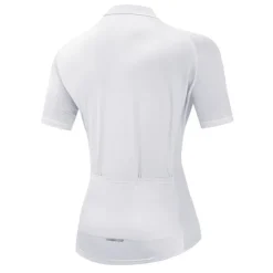 Women's Cycling Jersey Solid Color Short Sleeve Bike Jersey Top with 3 Rear Pockets Mountain Bike MTB Road Bike Cycling Quick Dry Reflective Strips Back Pocket Moisture Wicking Sports Black White