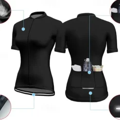 Women's Cycling Jersey Unicorn Short Sleeve Bike Jersey Top with 3 Rear Pockets Mountain Bike MTB Road Bike Cycling Quick Dry Reflective Strips Back Pocket Moisture Wicking Sports White Blue Purple