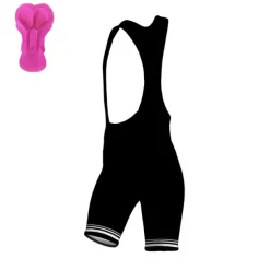 Women's Cycling Road Shorts Cycling Bib Shorts Bike Padded Shorts / Chamois Bottoms Mountain Bike MTB Road Bike Cycling Sports Stripes 3D Pad Cycling Breathable Quick Dry Black White Spandex Clothing