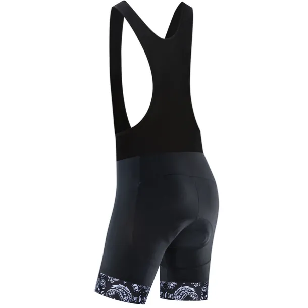 Women's Cycling Road Shorts Cycling Bib Shorts Cycling Shorts Bike Shorts Bib Shorts Mountain Bike MTB Road Bike Cycling Sports Graphic 3D Pad Breathable Quick Dry Wearable Black Dark Gray Clothing