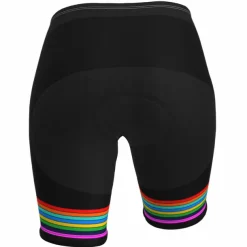Women's Cycling Road Shorts Bike Shorts Cycling Padded Shorts Bike Padded Shorts / Chamois Mountain Bike MTB Road Bike Cycling Sports Stripes 3D Pad Cycling Breathable Quick Dry Black Yellow Spandex