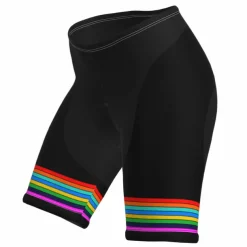 Women's Cycling Road Shorts Bike Shorts Cycling Padded Shorts Bike Padded Shorts / Chamois Mountain Bike MTB Road Bike Cycling Sports Stripes 3D Pad Cycling Breathable Quick Dry Black Yellow Spandex