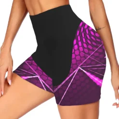 Women's Cycling Road Shorts Bike Shorts Cycling Padded Shorts Bike Shorts Padded Shorts / Chamois Mountain Bike MTB Road Bike Cycling Sports Graphic 3D Pad Fast Dry Breathable Quick Dry Blue Purple