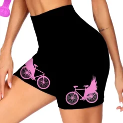 Women's Cycling Road Shorts Cycling Shorts Bike Shorts Bike Shorts Pants Mountain Bike MTB Road Bike Cycling Sports Graphic 3D Pad Fast Dry Breathable Soft Black Yellow Spandex Clothing Apparel Bike