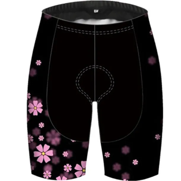 Women's Cycling Road Shorts Cycling Shorts Bike Shorts Bike Shorts Pants Race Fit Mountain Bike MTB Road Bike Cycling Sports Graphic Floral Botanical 3D Pad Breathable Quick Dry Ultraviolet Resistant