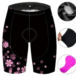 Women's Cycling Road Shorts Cycling Shorts Bike Shorts Bike Shorts Pants Race Fit Mountain Bike MTB Road Bike Cycling Sports Graphic Floral Botanical 3D Pad Breathable Quick Dry Ultraviolet Resistant