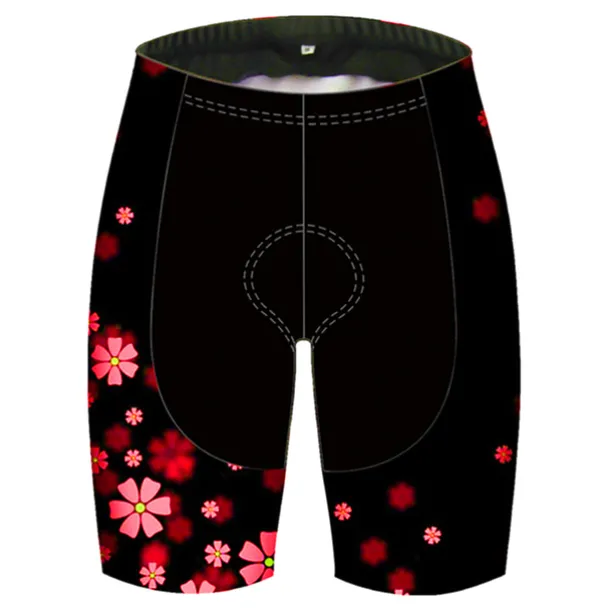 Women's Cycling Road Shorts Cycling Shorts Bike Shorts Bike Shorts Pants Race Fit Mountain Bike MTB Road Bike Cycling Sports Graphic Floral Botanical 3D Pad Breathable Quick Dry Ultraviolet Resistant