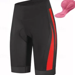 Women's Cycling Shorts Bike Shorts Bike Padded Shorts / Chamois Bottoms Mountain Bike MTB Road Bike Cycling Sports Graphic 3D Pad Breathable Quick Dry Moisture Wicking Yellow Pink Spandex Clothing