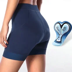 Women's Cycling Shorts Bike Shorts Bike Shorts Sports 3D Pad Breathable Quick Dry High Elasticity Black Navy Blue Clothing Apparel Bike Wear