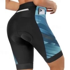 Women's Cycling Shorts Bike Padded Shorts / Chamois Bottoms Mountain Bike MTB Road Bike Cycling Sports Graphic 3D Pad Breathable Quick Dry Moisture Wicking Pink Blue Spandex Clothing Apparel Bike Wear