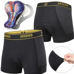 Women's Cycling Shorts Bike Shorts Bike Shorts Padded Shorts / Chamois Sports 3D Pad Breathable Quick Dry High Elasticity Black Yellow Clothing Apparel Bike Wear