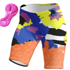Women's Cycling Shorts Bike Padded Shorts / Chamois Bottoms Mountain Bike MTB Road Bike Cycling Sports Graphic 3D Pad Cycling Breathable Quick Dry Pink Red Spandex Clothing Apparel Bike Wear
