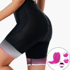 Women's Cycling Shorts Bike Padded Shorts / Chamois Bottoms Mountain Bike MTB Road Bike Cycling Sports Patchwork 3D Pad Breathable Quick Dry Moisture Wicking Black White Spandex Clothing Apparel Bike