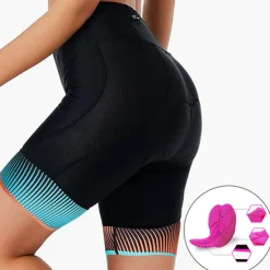 Women's Cycling Shorts Bike Padded Shorts / Chamois Bottoms Mountain Bike MTB Road Bike Cycling Sports Patchwork 3D Pad Breathable Quick Dry Moisture Wicking Black White Spandex Clothing Apparel Bike