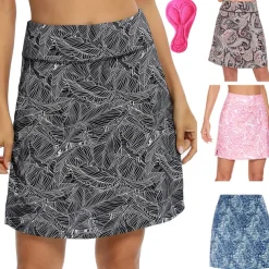 Women's Cycling Skort Skirt Bike Skirt Bottoms Mountain Bike MTB Road Bike Cycling Sports 3D Pad Cycling Breathable Quick Dry Black Pink Spandex Clothing Apparel Bike Wear