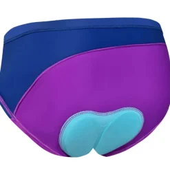 Women's Cycling Underwear Bike Underwear Shorts Padded Shorts / Chamois Mountain Bike MTB Road Bike Cycling Sports Patchwork 3D Pad Breathable Quick Dry Moisture Wicking Violet Dark Pink Spandex