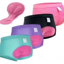 Women's Cycling Underwear Shorts Bike Shorts 3D Padded Shorts Bike Padded Shorts / Chamois Bottoms Mountain Bike MTB Road Bike Cycling Sports 3D Pad Breathable Quick Dry Lightweight Black Pink