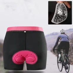 Women's Cycling Underwear Cycling Padded Shorts Summer Polyester Bike Underwear Shorts Padded Shorts / Chamois 3D Pad Quick Dry Moisture Wicking Sports Patchwork Black / Pink / Black+White Mountain